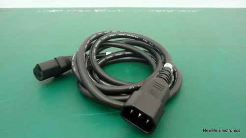 HP 142258-003 6.5 ft. (1.98m) C13 to C14 10A 250V IEC-320 Power Cord ...