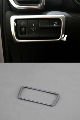 ABS Interior Head Light Switch Button Cover Trim 1pcs For Kia Sportage 2016 2017