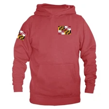 State of Maryland Flag Crest MD Graphic Hoodie