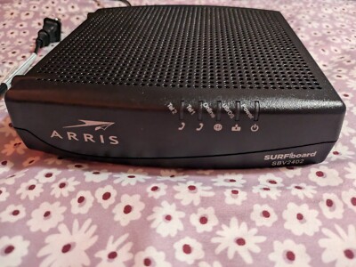 ARRIS SURFboard DOCSIS 3.0 Cable Modem (SBV2402) Power Cable Included