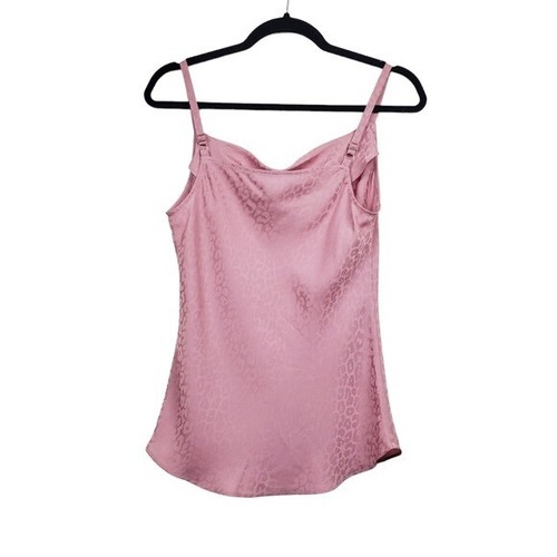 White House Black Market Womens Pink Leopard Jacquard Cami Tank Top Size XXS - Picture 3 of 4