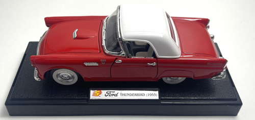 Solido - Red 1955 Ford Thunderbird - 1:34 Scale - No Box - 第 1/4 張圖片