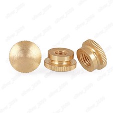 Brass Knurled Thumb Nuts With Collar M3 M4 M5 M6 M8 M10