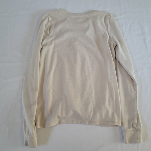 abercrombie Kids Girls Ivory Lightweight Long Sleeve Shirt 15/16 - Picture 5 of 6