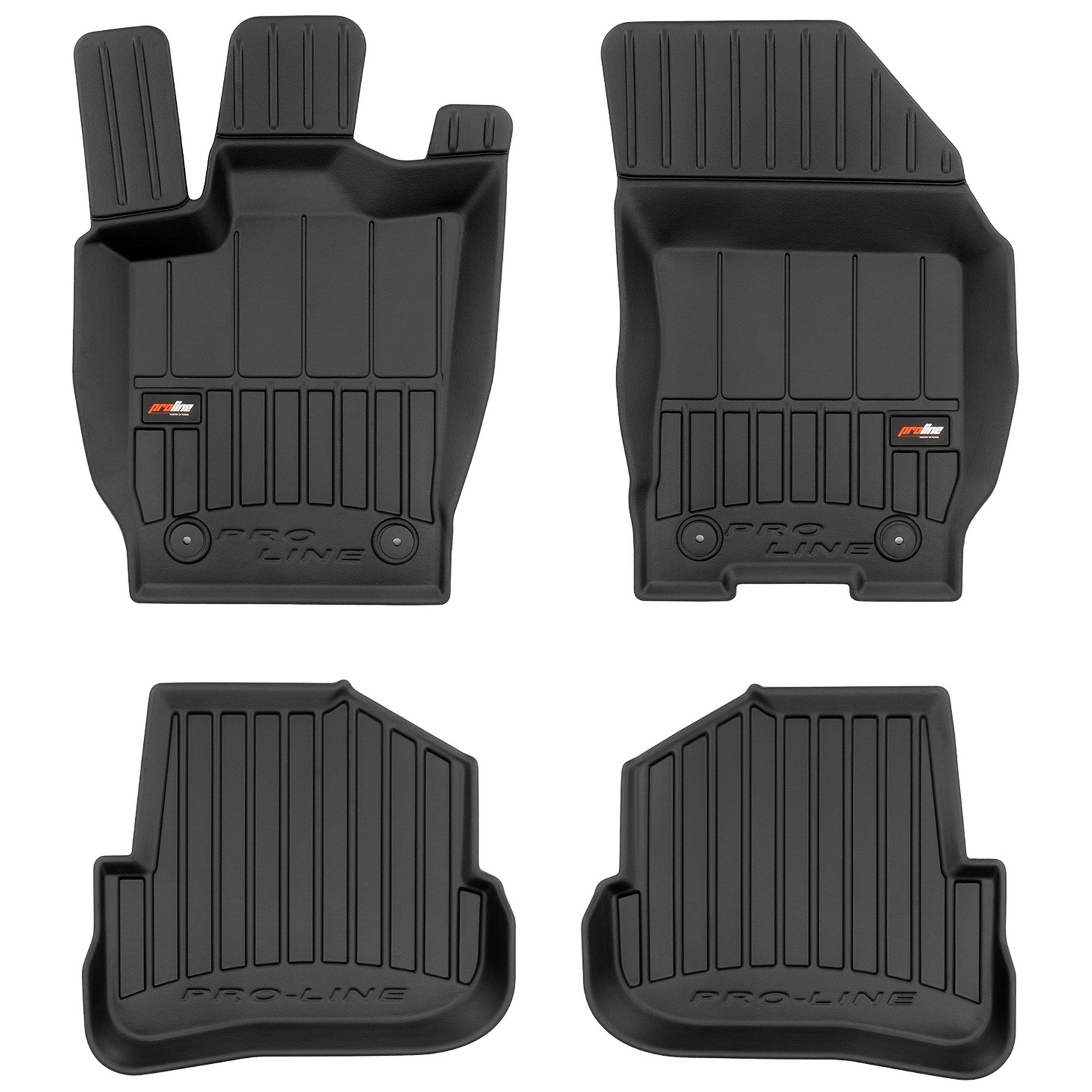Tapis de sol TPE Frogum Pro-Line premium sur mesure pour Audi A1 Sportback noir