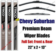 Wipers 3pk Premium Front + Rear 2015+ Chevrolet Chevy Suburban 19220x2/30130