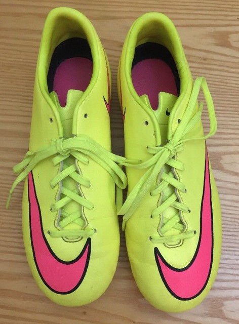Nike Mercurial Victory V FG Volt Soccer Cleats Sport Shoe Youth Size 5y Yellow for sale online 