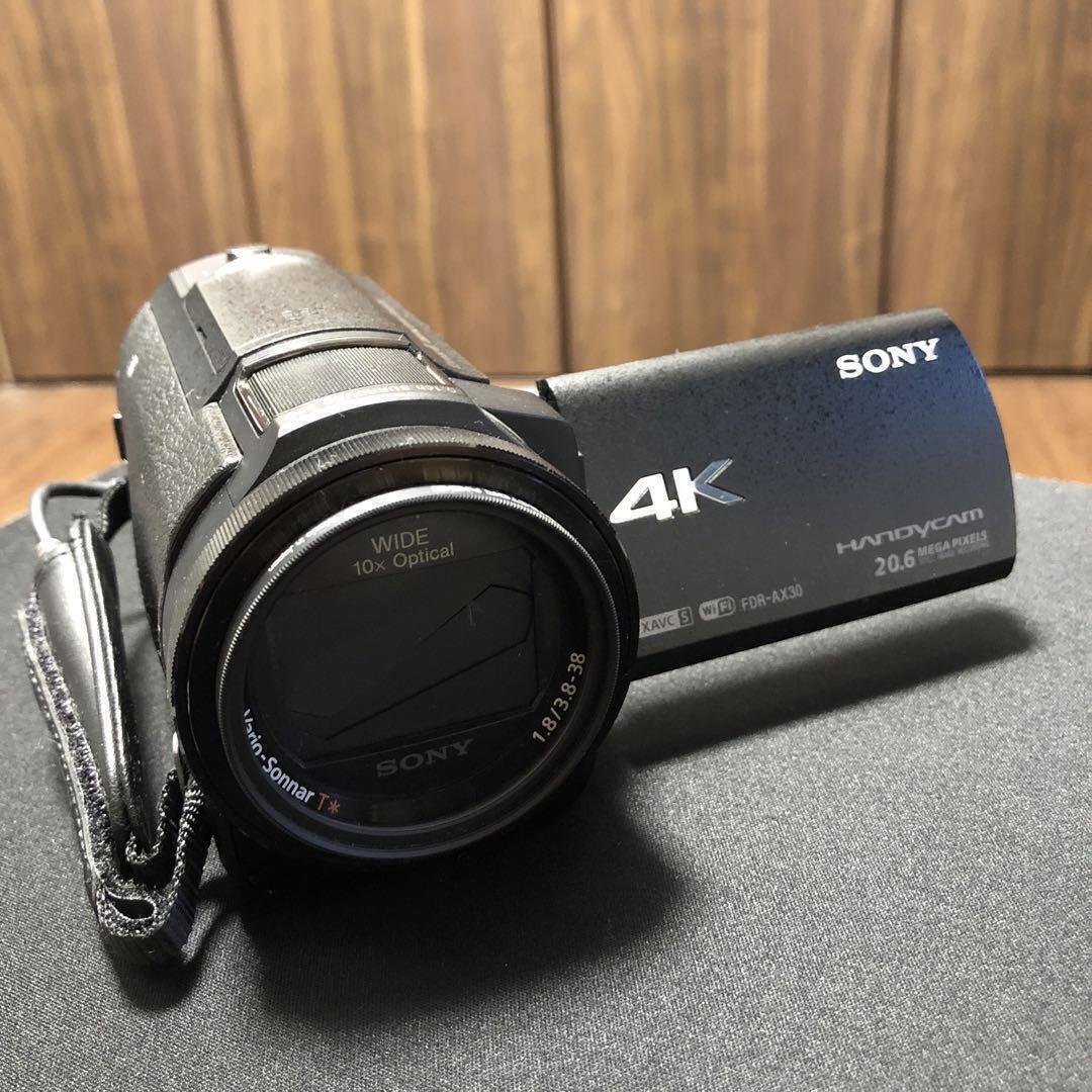 SONY 4K Video Camera Handycam FDR-AX30 Black Optical 10x FDR SONY 4K Video Camera Handycam FDR-AX30 Black Optical 10x FDR