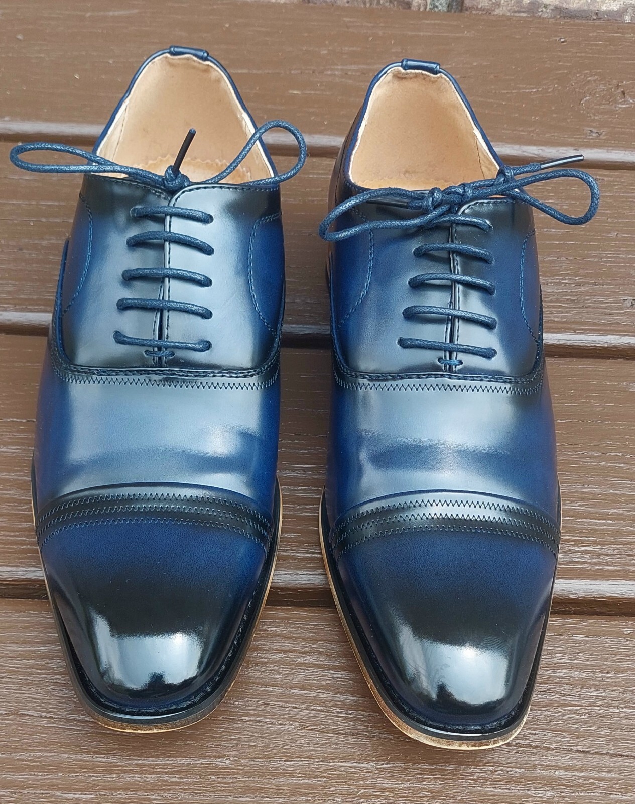 SAOLA Scarpe eleganti uomo Oxford Masimo blu taglia 8 5 2540 05 nuove con scatola