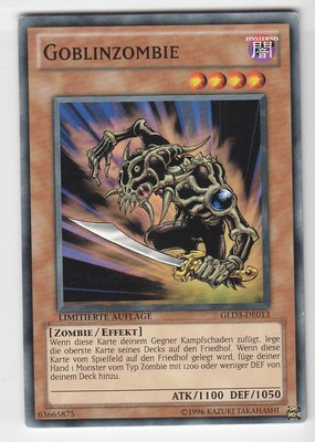 YU-GI-OH Goblinzombie Common deutsch GLD3-DE013