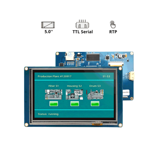Módulo de panel táctil resistente Nextion 2.4-7.0"" pantalla táctil TFT LCD HMI pantalla táctil - Imagen 20 de 23