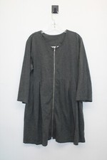 Women With Control, Gray Zippered Tunic, Larg...