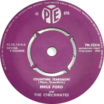 Emile Ford & The Checkmates - Counting Teardrops (7'', Single)
