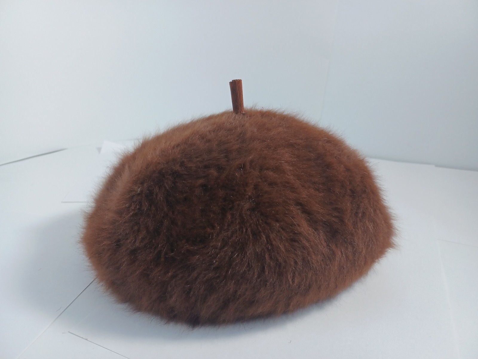 Rare Vintage Authentic KANGOL  Beret Brown Made in United Kingdom