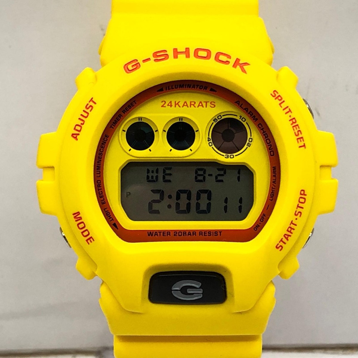 美品 G-SHOCK DW-6900 24karats イエロー