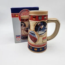 1988 Budweiser Calgary XV Winter Olympic Games Stein Anheuser-Busch Mug