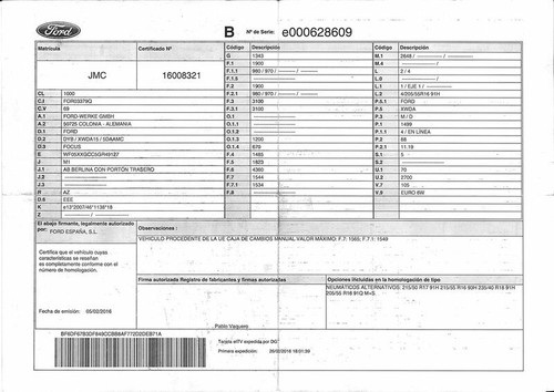 F1ET14B533B comfort module 262518 for FORD FOCUS BERLINA (CEW) - Picture 4 of 12
