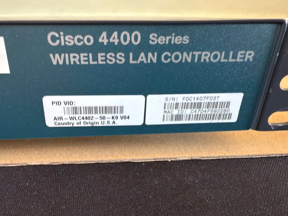 Cisco 4400 Series Wireless LAN Controller | WLC4402-50-K9 V04 - Image 3 of 4