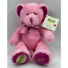 Star Scopes ARIES Russ Berrie & Co Teddy Bear - New W/Tags 10"
