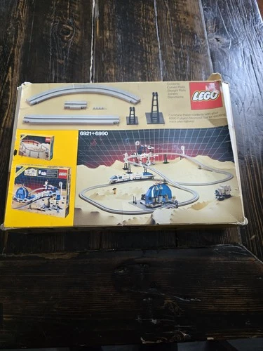 LEGO 6921 Monorail Accessory Track Almost Complete With Map And Box Vintage