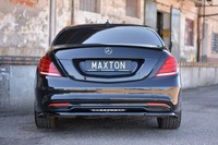 Maxton Design Heckspoiler Lippe Passend FüR Mercedes S W222 / W222 Fl Schwarz Ho
