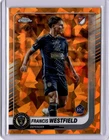 2025 Topps Chrome Sapphire MLS Soccer Orange Francis Westfield #39