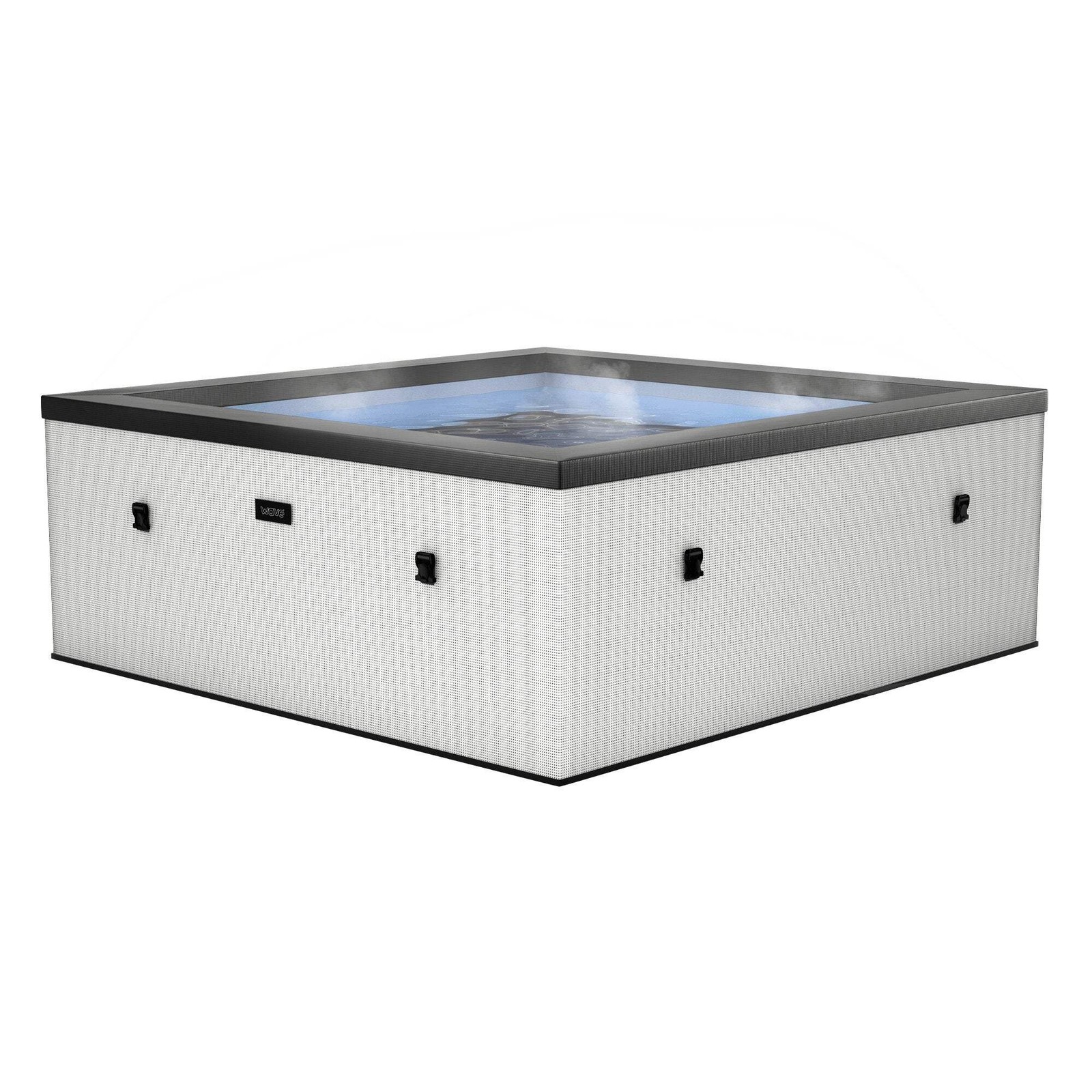 Wave Garda 6 Person Eco Foam Hot Tub - Pebble White