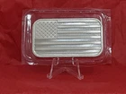 SilverTowne 1oz Silver Art Bar American Flag Sealed Ships Free Today