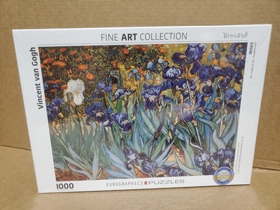 EuroGraphics Irises by Vincent Van Gogh Puzzle NEW (1000-Piece) Jigsaw Fine Art