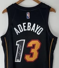 Bam Adebayo Signed Miami Heat City Edition Nike NBA 75th Anniversary Jersey BAS
