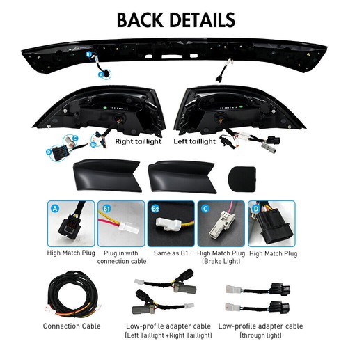 LED Tail Lights + Center Lamp For Honda Accord 2023 2024 2025 Rear Lamp Assembly - Picture 8 of 18