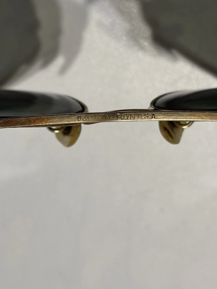 Gafas de sol Ray Ban B&L 1/10 12K GF 52 mm aviador de los años 40-50 Foto 4 de 4