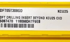 10 PCS  ORIGINAL  INSERTS      DFT05T308GD KCU25