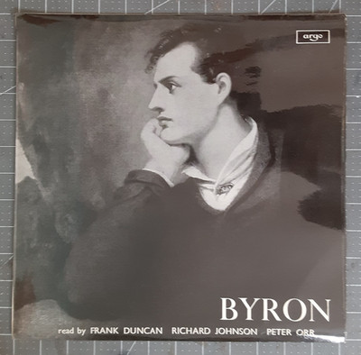 Lord Byron The English Poets Duncan Johnson Orr NM Vinyl RG344 Argo England 1963