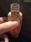 Vintage Wooden Happy Birthday Push Up Toy — photo 6