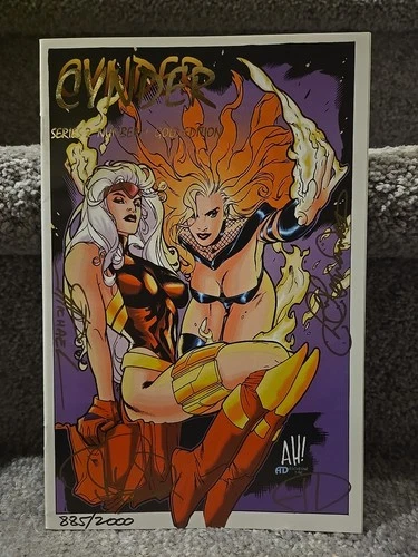 Cynder Vol 2 #1 Adam Hughes Gold Variant Signed Limited Edition