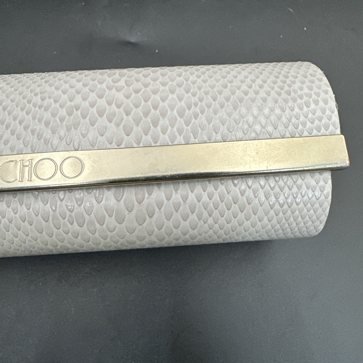 Jimmy Choo Silver Round Sunglasses with Ivory Snakeskin Case JIMMY CHOO Grey Gradient Round Sunglasses GOTHA/S 509C 50  main image 4