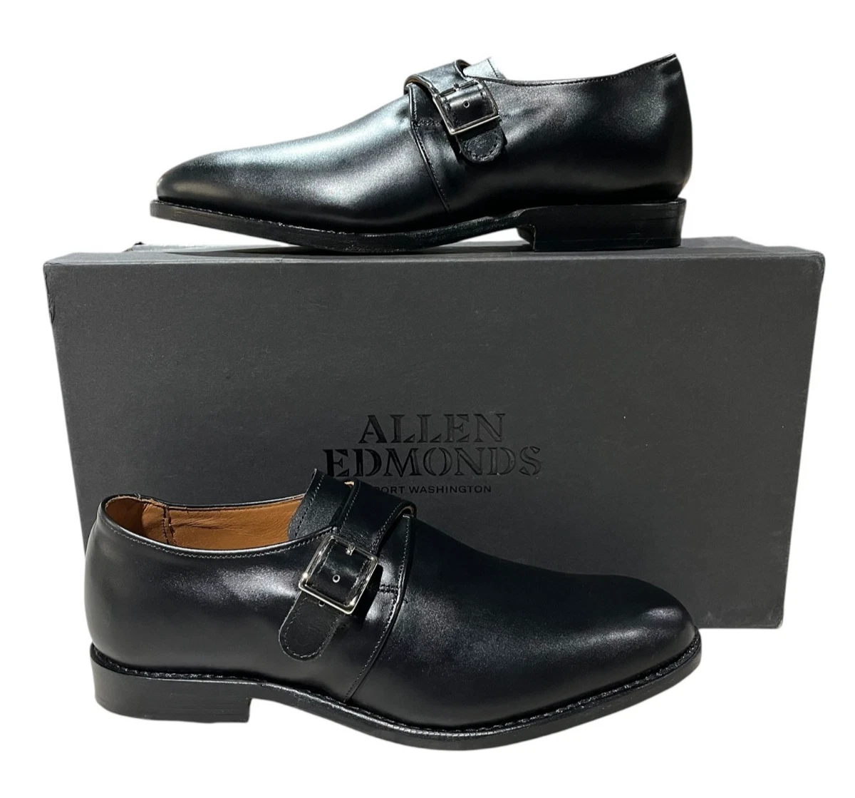 Allen Edmonds Norwich leather single monks, 11 E Allen Edmonds Dress Men main image 2