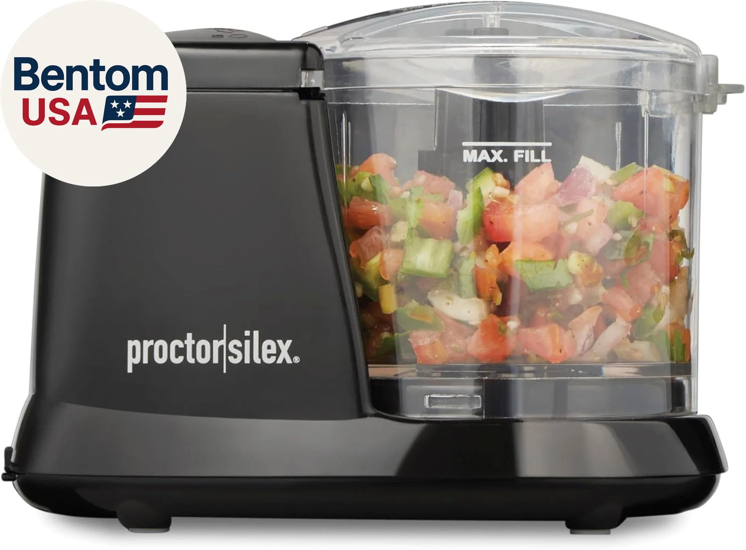 Durable Electric Vegetable Chopper & Mini Food Processor for Chopping, Puree & E