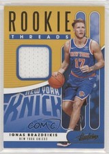 2019-20 Panini Absolute Memorabilia Rookie Threads Level 1 Ignas Brazdeikis 15fy