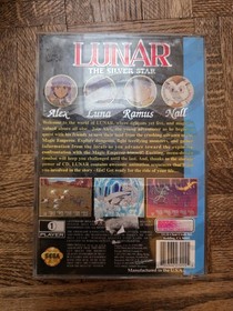 Lunar The Silver Star CIB W/ Manual Sega CD READ DESCRIPTION 