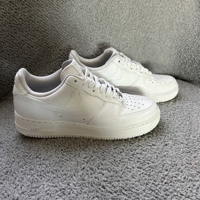 Nike Air Force 1 Low Top Mens White Sneakers Size 9