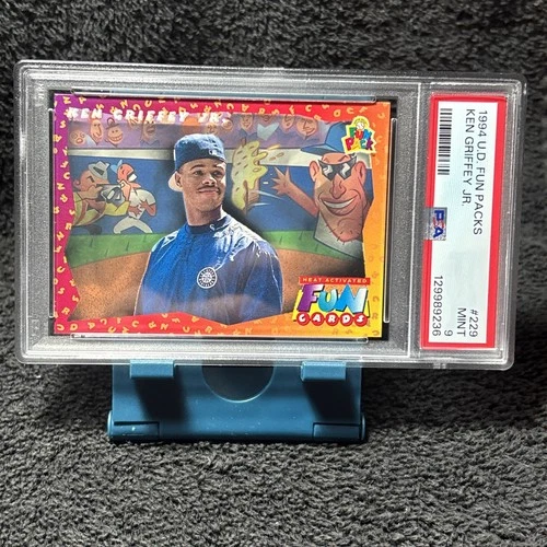 1994 UDFun Packs #229 Ken Griffey Jr PSA 9 HOF Heat Activated 🔥💎🔥💎🔥💎🔥💎