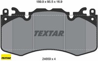 Textar 2465901 Bremsbelagsatz FüR Scheibenbremse Bremsbelagsatz FüR Land Rover