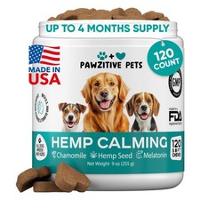 Hemp Calming Chews for Dogs - Dog Calming Chews for Anxiety Relief, Stress, S...