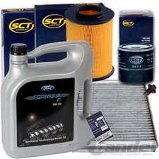 FILTERSET INSPEKTIONSKIT+FORD MOTOCRAFT 5W30 ÖL passend für FORD C MAX DM2 1.6