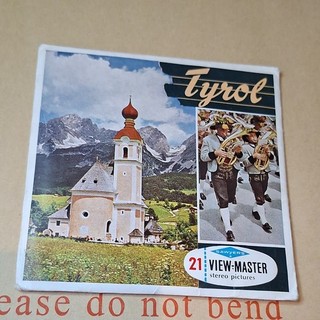 Vintage Tyrol Austria VIEW MASTER 3 Rollen Hülsen Viewmaster C 655 E