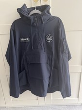 adidas SPZL SS 2024 Todmorden Smock Navy Blue MEDIUM IM8928 BNWT SS24 25.5' PTP
