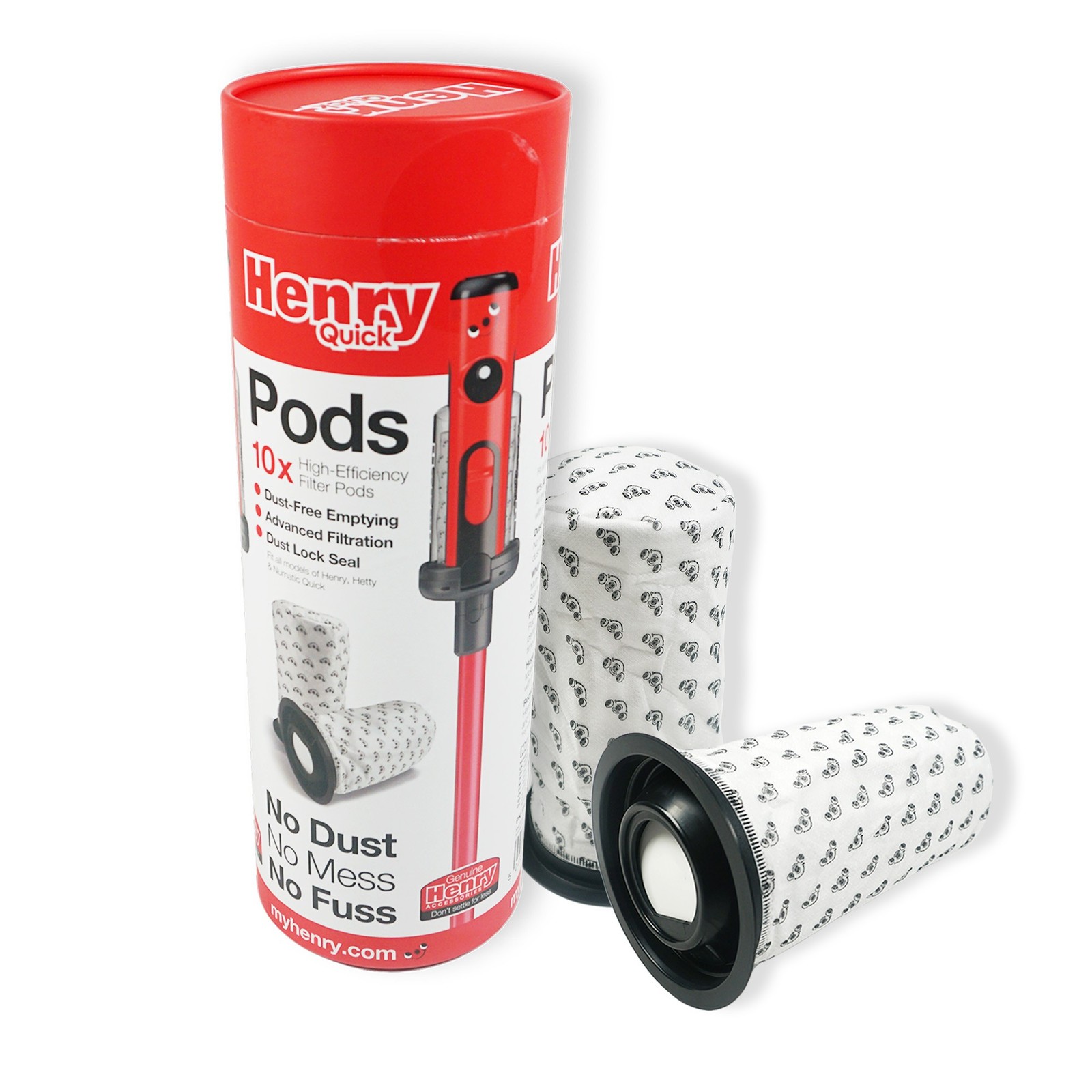 Sac aspirateur Numatic anti-allergène pour sols propres Henry HEN100G