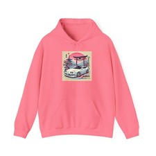 Integra DC2 Hoodie JDM Drift Car Japanese Rising Sun Cherry Blossom Top